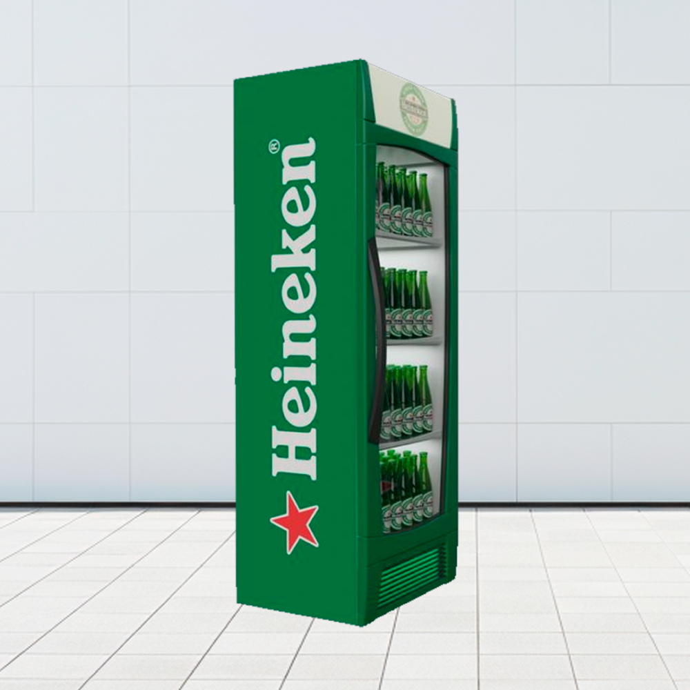 Congeladora de cerveza Heineken