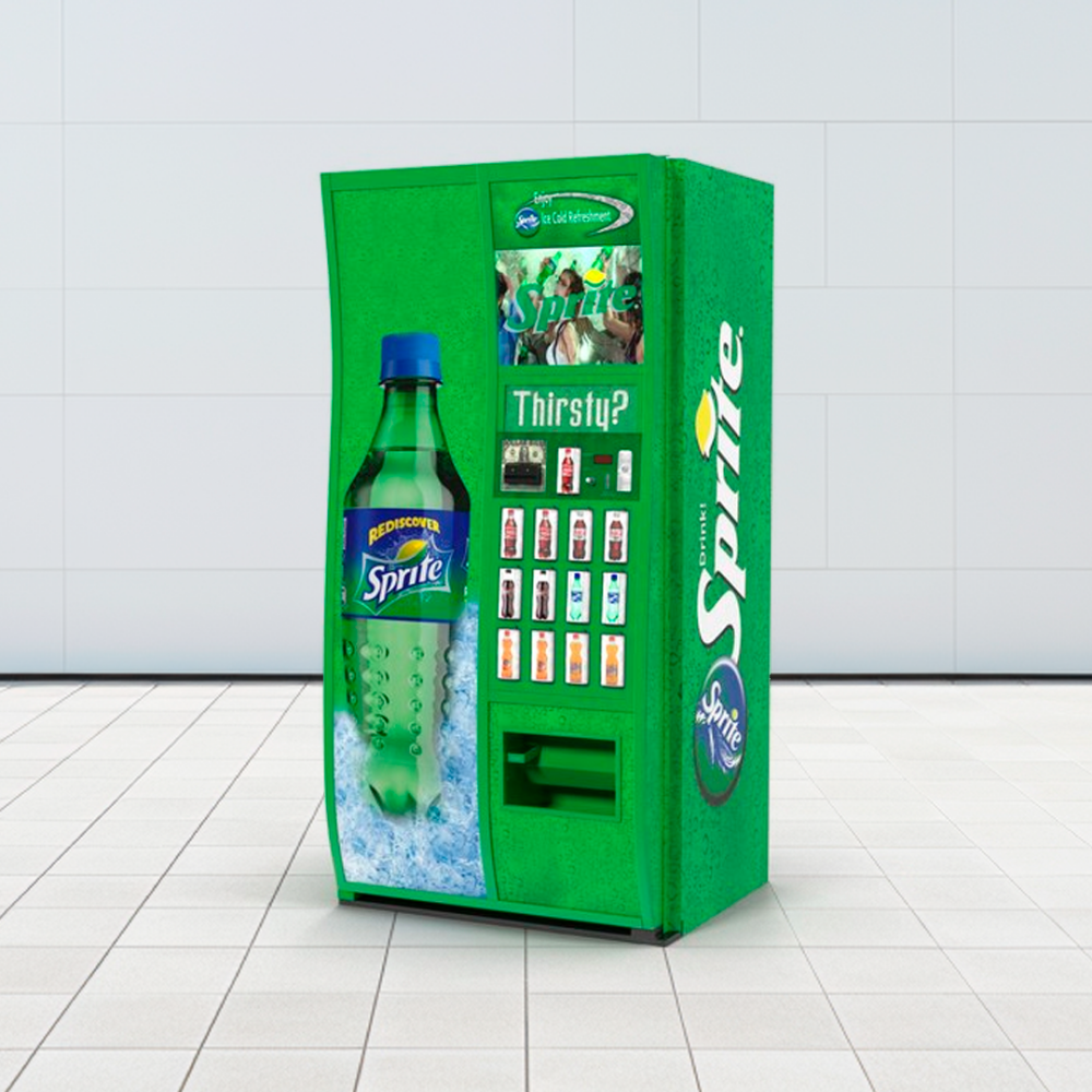 Máquina expendedora de Sprite