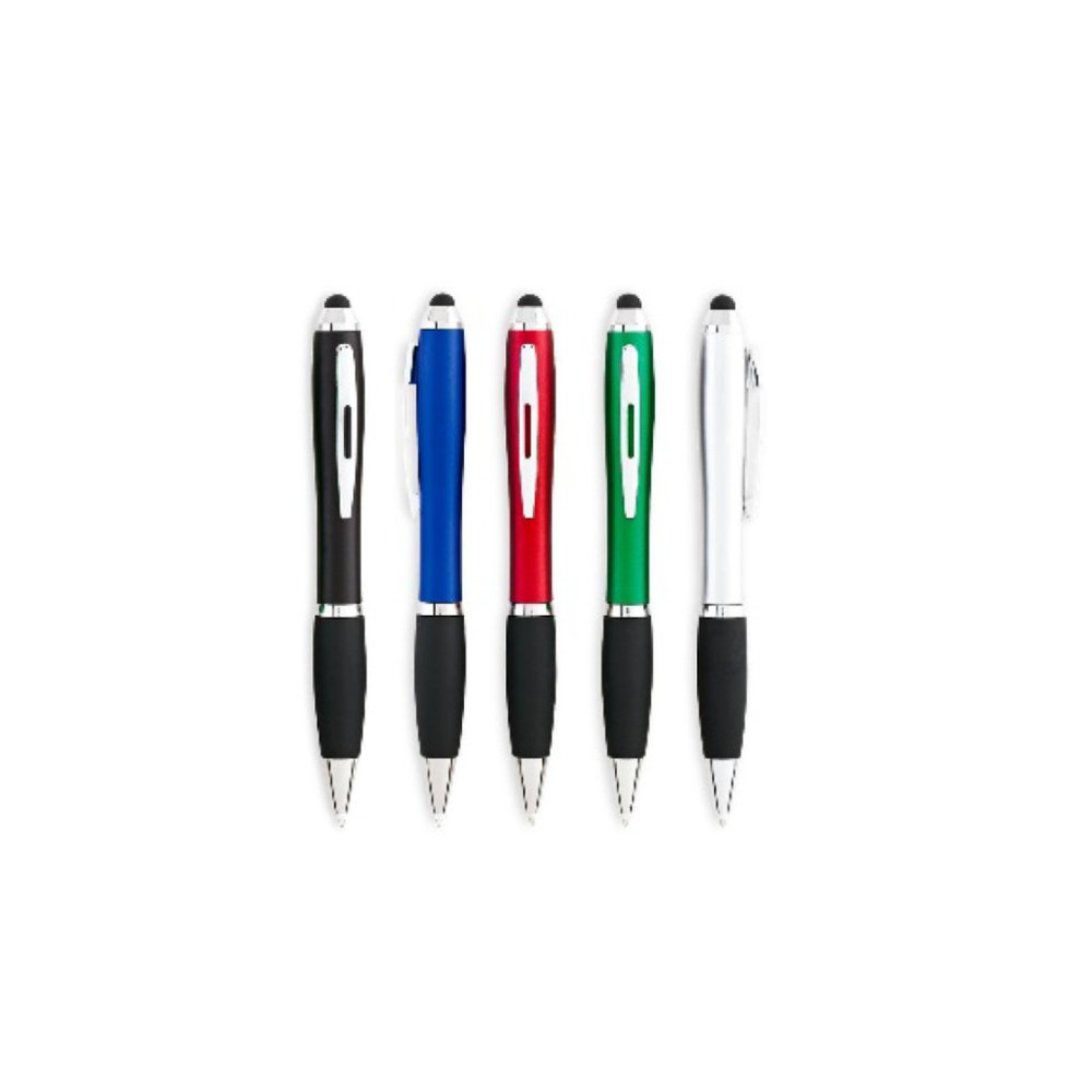 Lapicero plástico/ accesorio metálico/ con stylus táctil