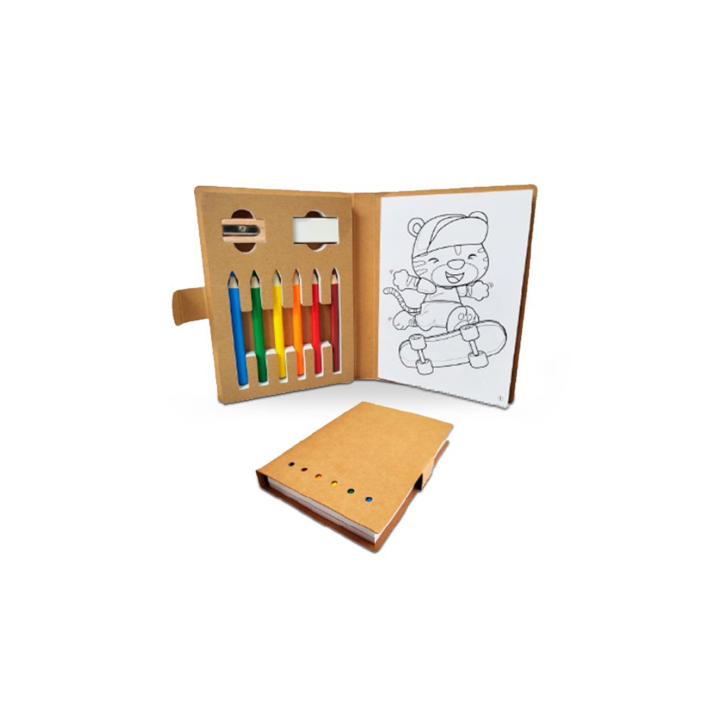 LIBRETA ECOLOGICA CON COLORES
