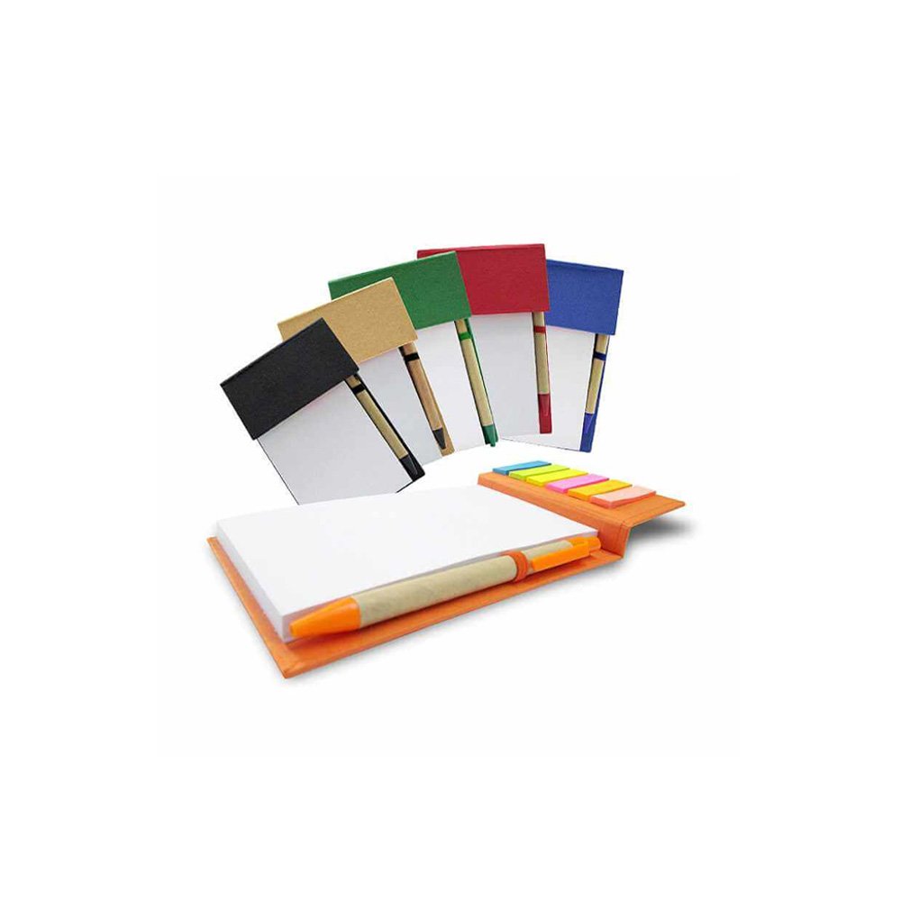 LIBRETA ECOLÓGICA
CON POST-IT
