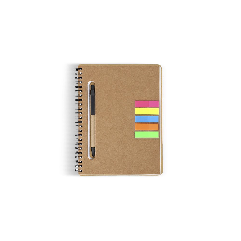 LIBRETA ECOLÓGICA
CON POST-IT
