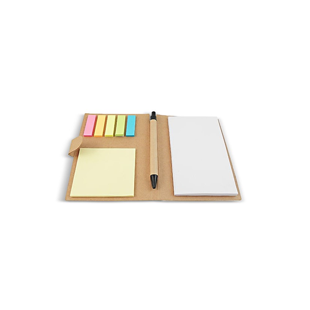 LIBRETA ECOLÓGICA
CON POST-IT A6