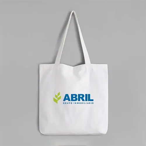 Bolso de tocuyo para Abril Grupo inmobiliario