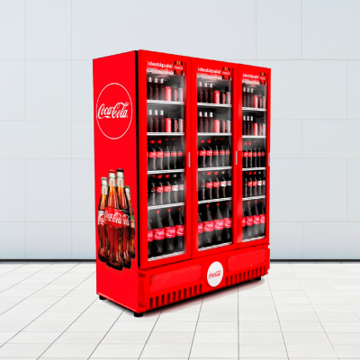 Congeladora de bebidas de Coca Cola