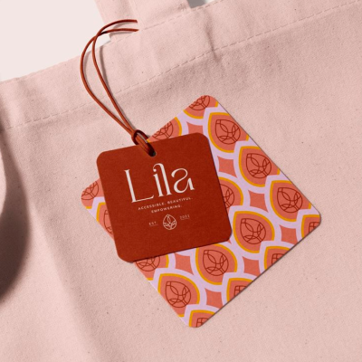 Etiqueta para ropa Lila