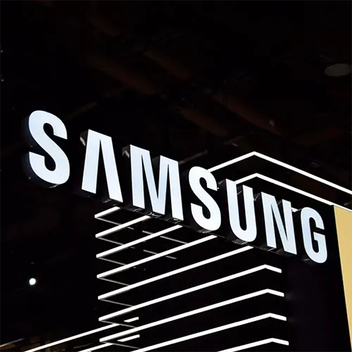 Letrero de Samsung