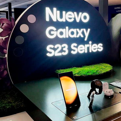 Letrero Nuevo Galaxy S23 Series