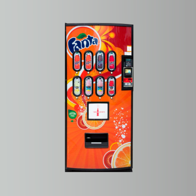 Máquina expendedora de Fanta