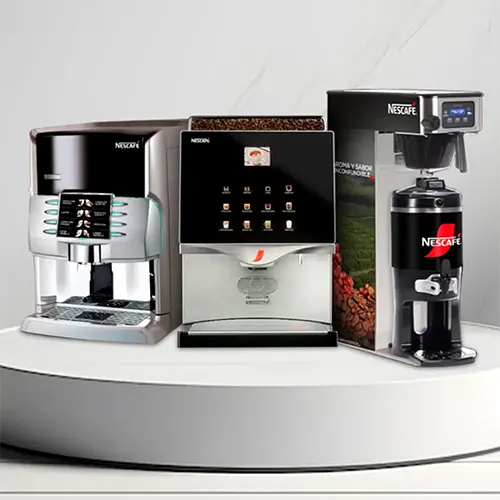 Maquina expendedora de Nescafé