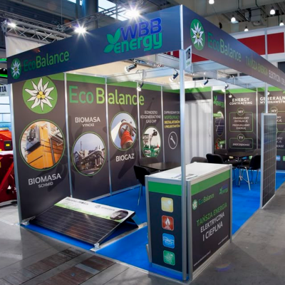 Stand publicitario WBB Energy
