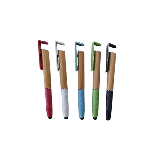 LAPICERO BAMBU PORTA CELULAR Y PUNTA TOUCH