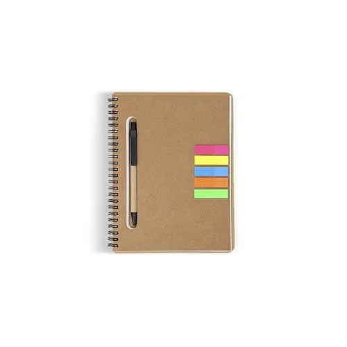 LIBRETA ECOLÓGICA
CON POST-IT
