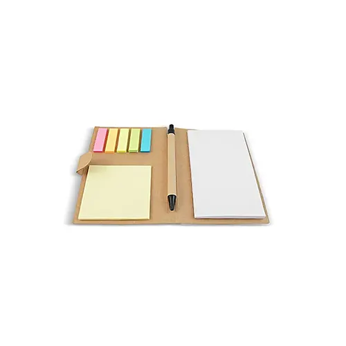 LIBRETA ECOLÓGICA
CON POST-IT A6