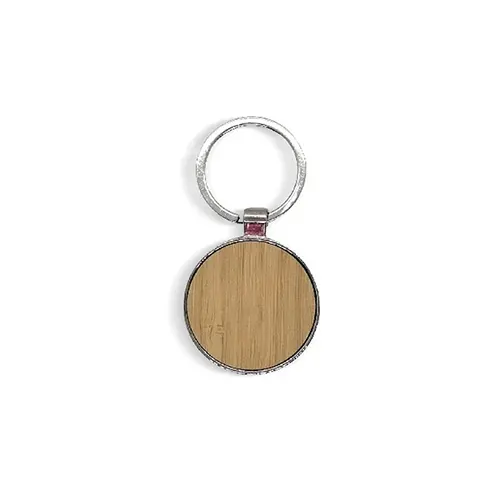 LLAVERO METALICO & BAMBU