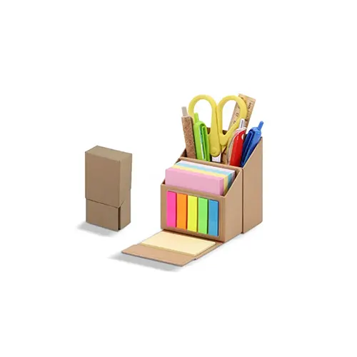 PORTA LAPICERO CON POST IT ECOLOGICO
