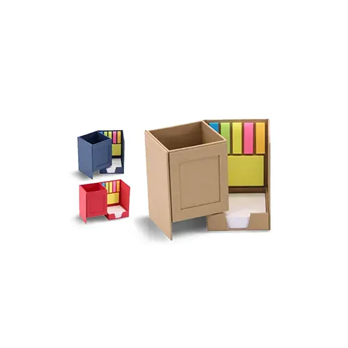 PORTA LAPICERO CON POST IT ECOLOGICO