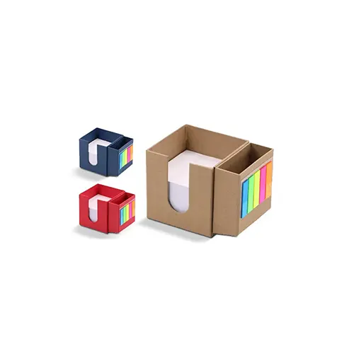 PORTA LAPICERO CON POST IT ECOLOGICO