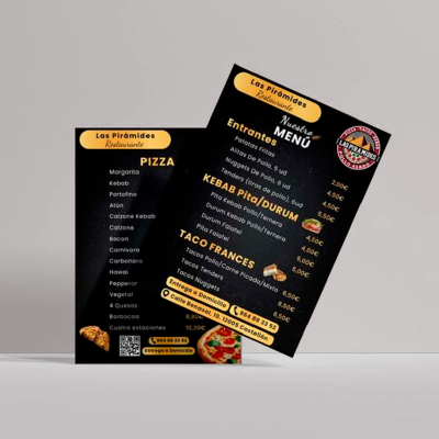 Volantes para pizzería 
