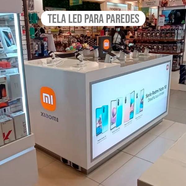 Tela led para paredes